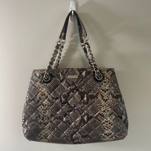 Kate Spade Mary Anne Quilted Snakeskin Bag